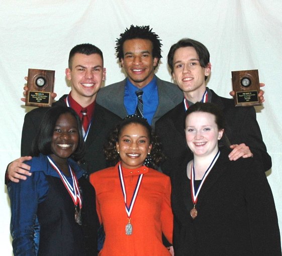 2004-2005 Forensics Team Team with Regional Silver Awards