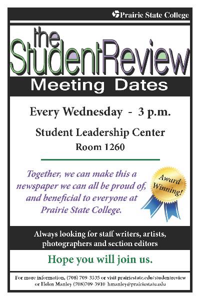Student Review Meeting Flyer