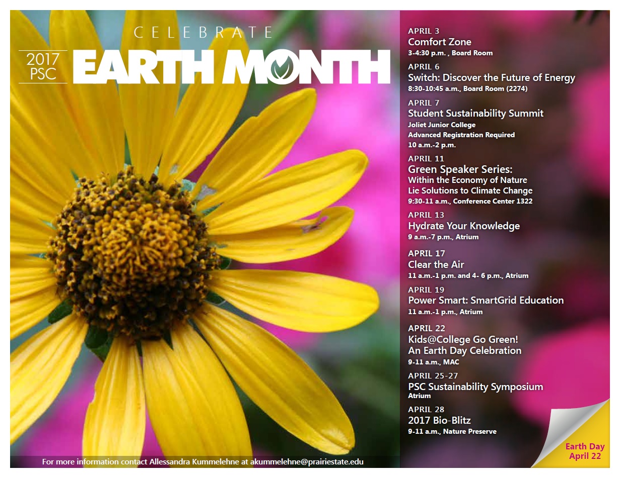 Earth Month 2017 Calendar