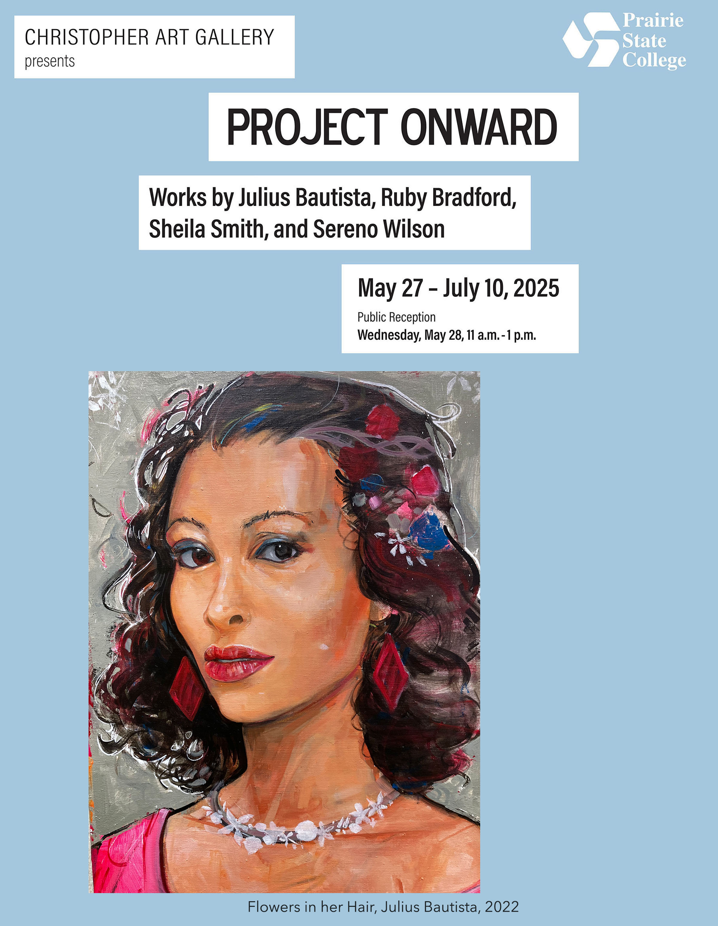 artwork of woman and blue backgroud