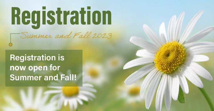 Summer Fall Registration