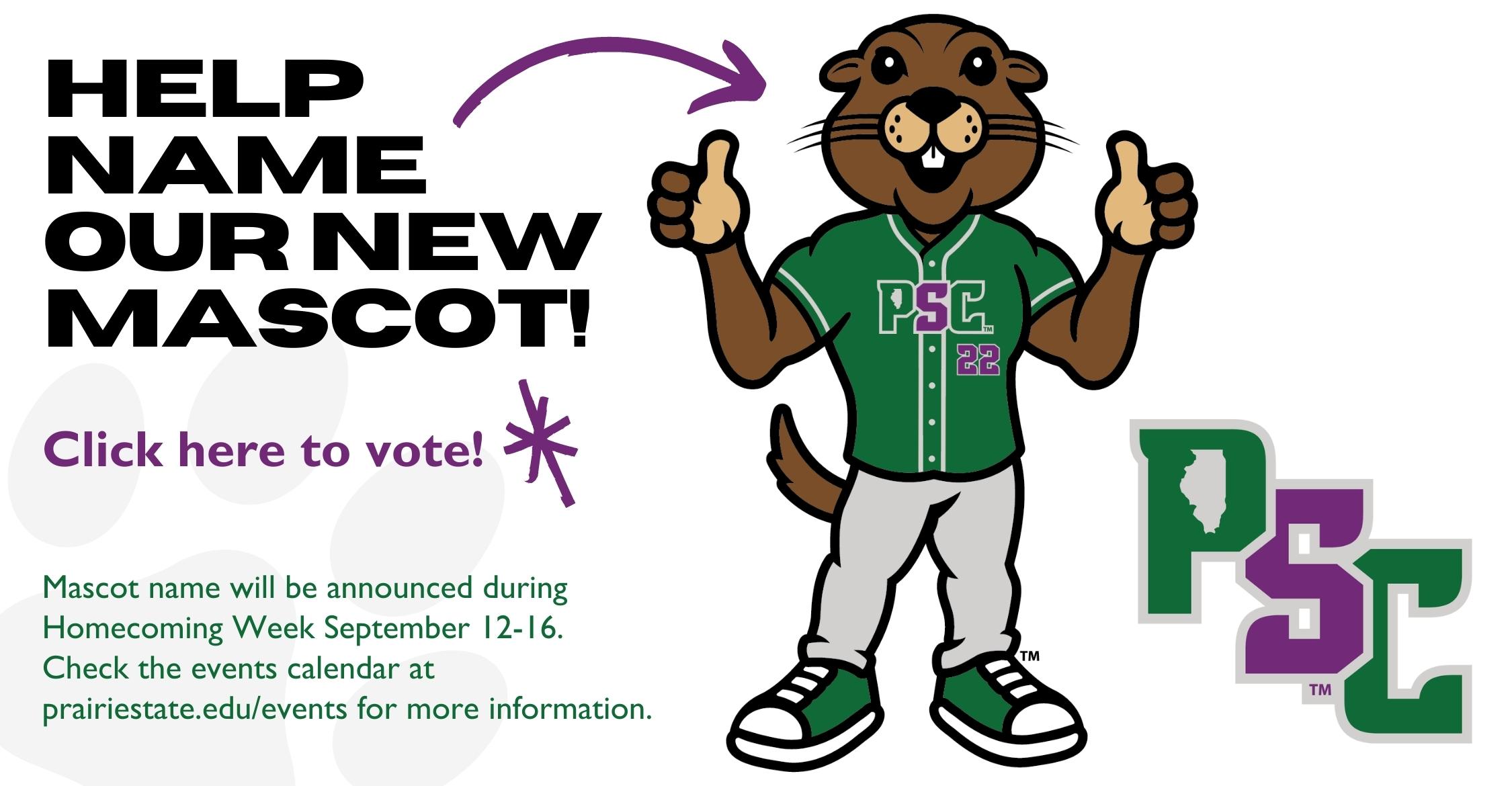 Help name our new mascot!