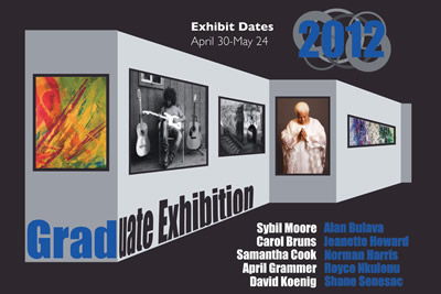 2012 Graduate Exhibition Postcard