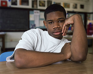 Dawoud Bey, DeMarco, photograph, 2007, from Class Pictures