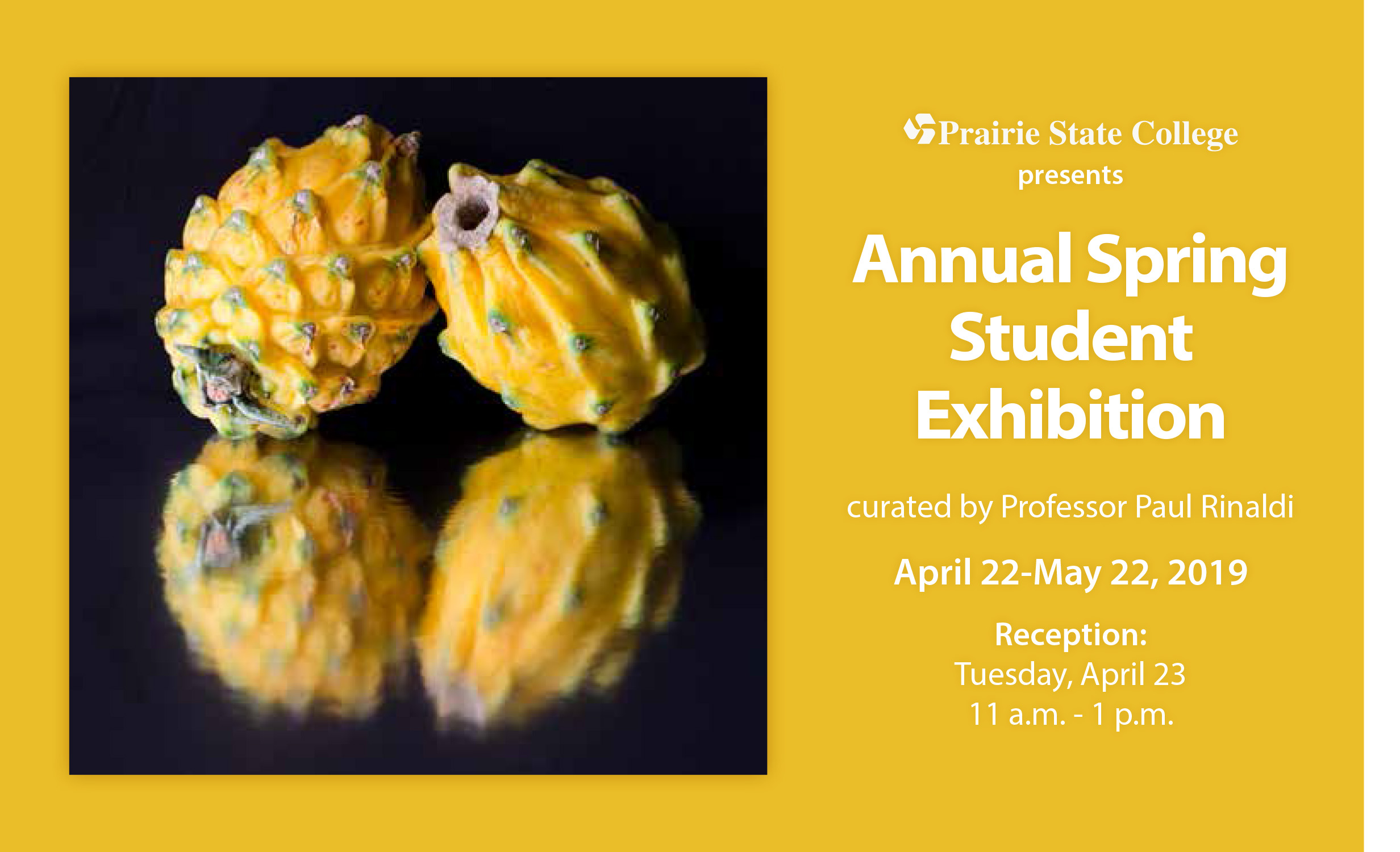 Annual Spring Student Exhibition postcard