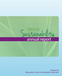 2014 Annual Sustainability Report Cover Image