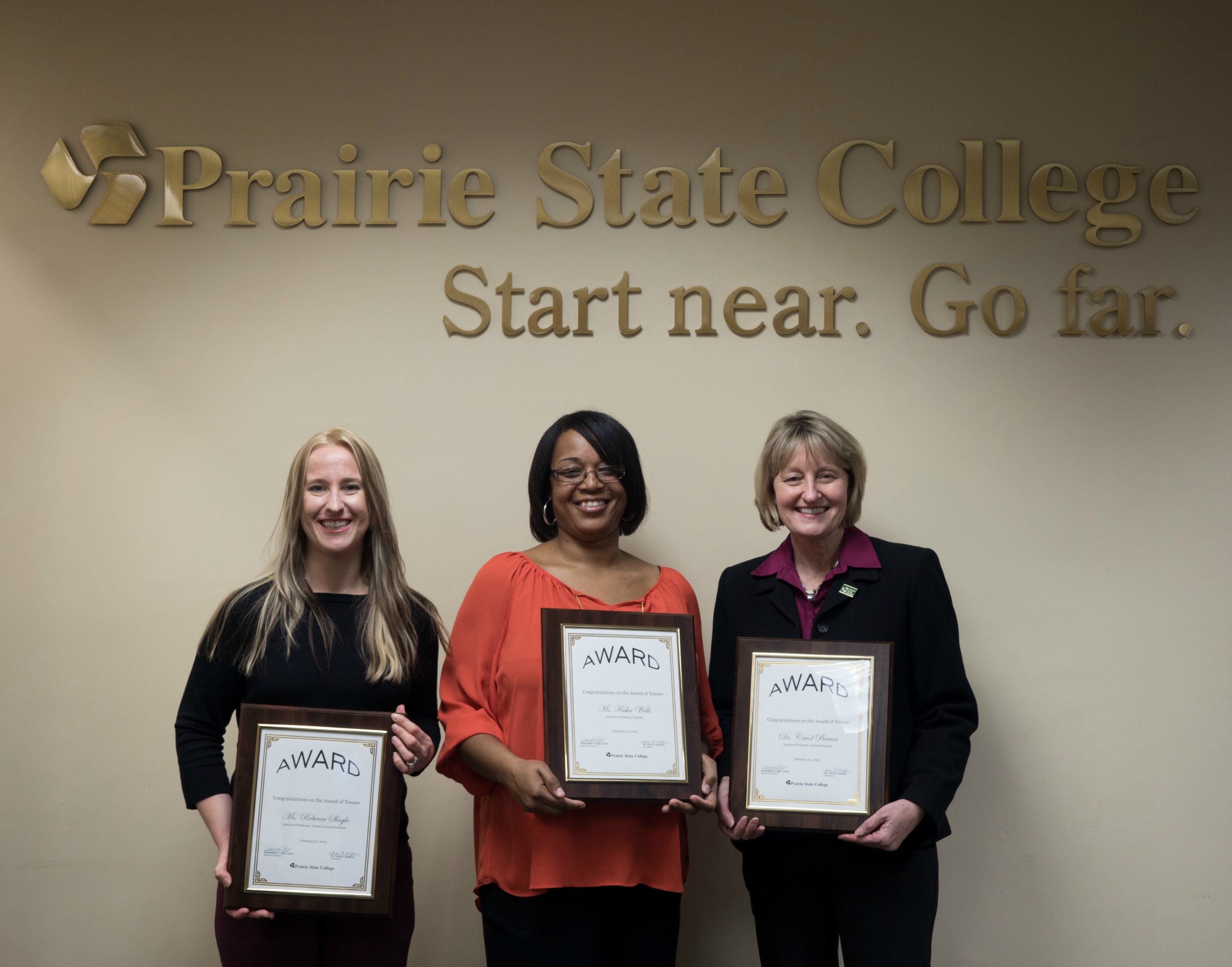 Four Awarded Tenure At Prairie State College 2 9 15