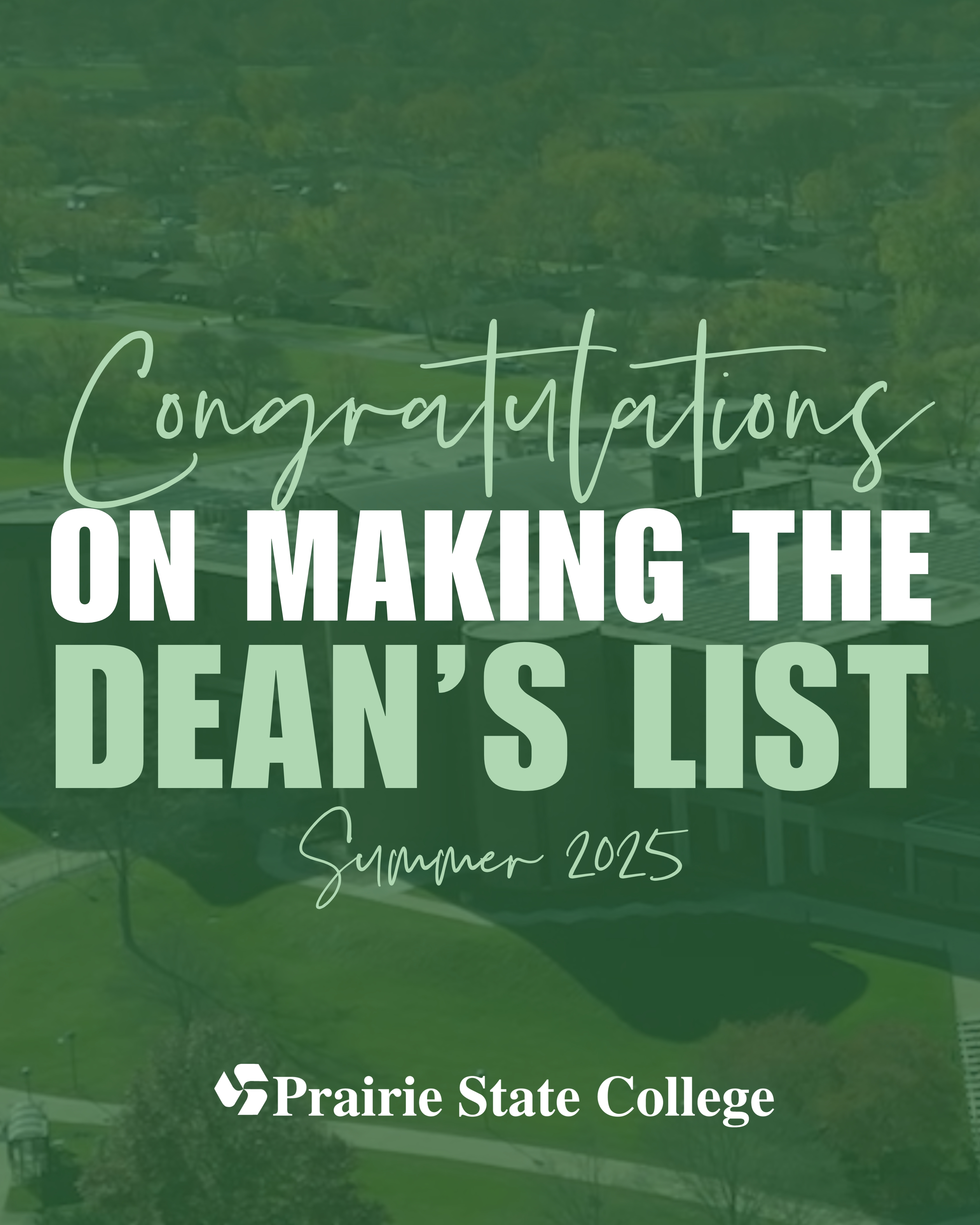 Summer 2025 Dean's List